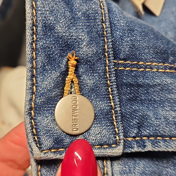 Driftwood Stretch Denim Lacey Straight Leg Jeans Women 33 New NWT - Picture 6 of 9